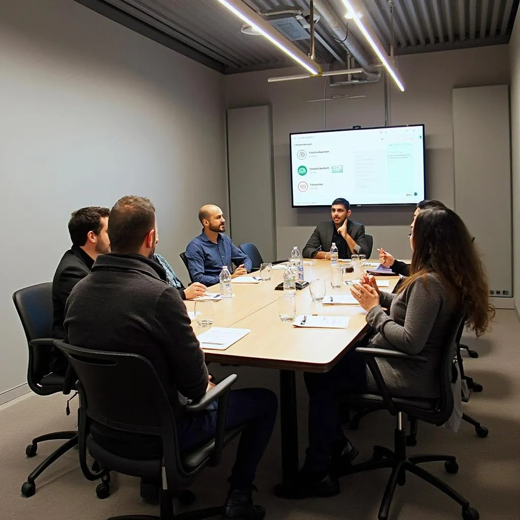 Sesión de mentoría startup